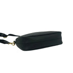 Prada Re Edition Triangle Logo Saffiano Leather Shoulder Bag Semi Black — view 7