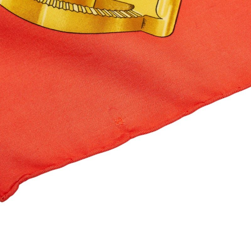 Hermes Carre 90 Crano Manage Scarf Red Blue Silk — view 6
