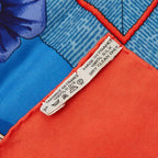 Hermes Carre 90 Crano Manage Scarf Red Blue Silk — view 8