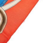Hermes Carre 90 Crano Manage Scarf Red Blue Silk — view 7