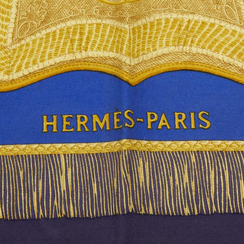 Hermes Carre 90 Poste Et Cavalerie Saber Decorative Bag Scarf Large Multicolor — view 4