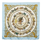 Hermes Carre 90 la Promenade de Longchamps Walk to Long Chien Scarf Large