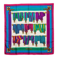Hermes Carre 90 les Sangle Scarf Large Multicolor Silk