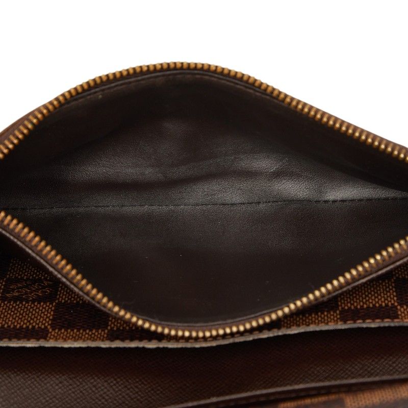 Louis Vuitton Damier Portefeuille Emily Wallet Brown — view 8