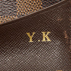 Louis Vuitton Damier Portefeuille Emily Wallet Brown — view 7
