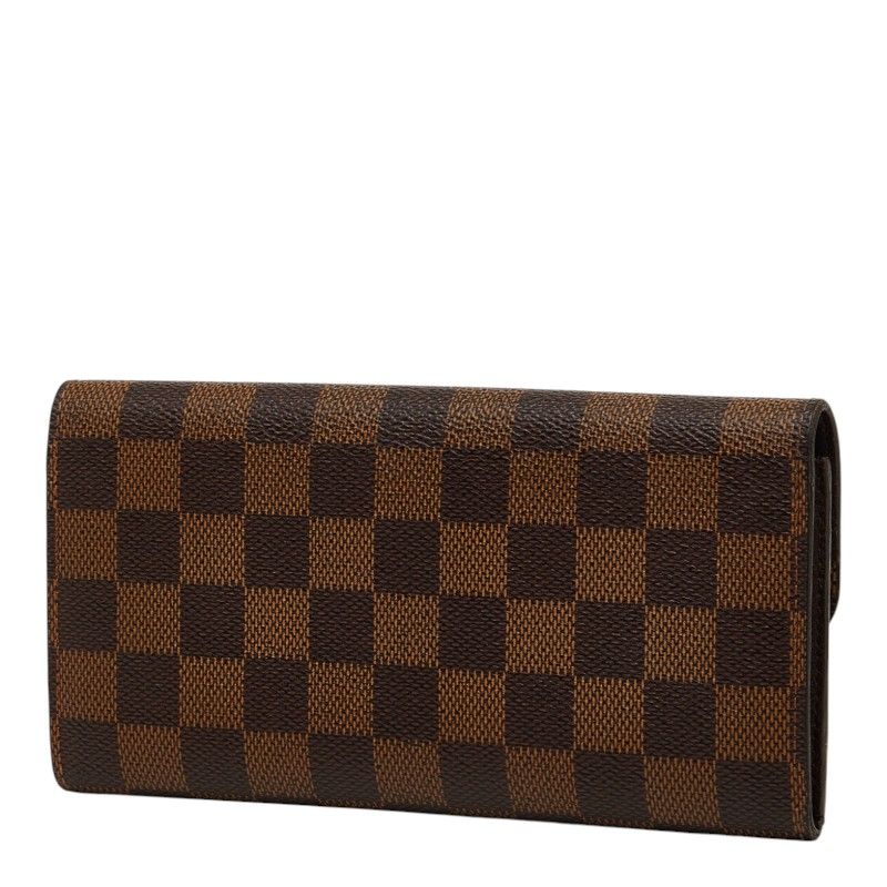 Louis Vuitton Damier Portefeuille Emily Wallet Brown — view 2