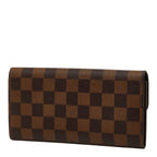 Louis Vuitton Damier Portefeuille Emily Wallet Brown — view 2