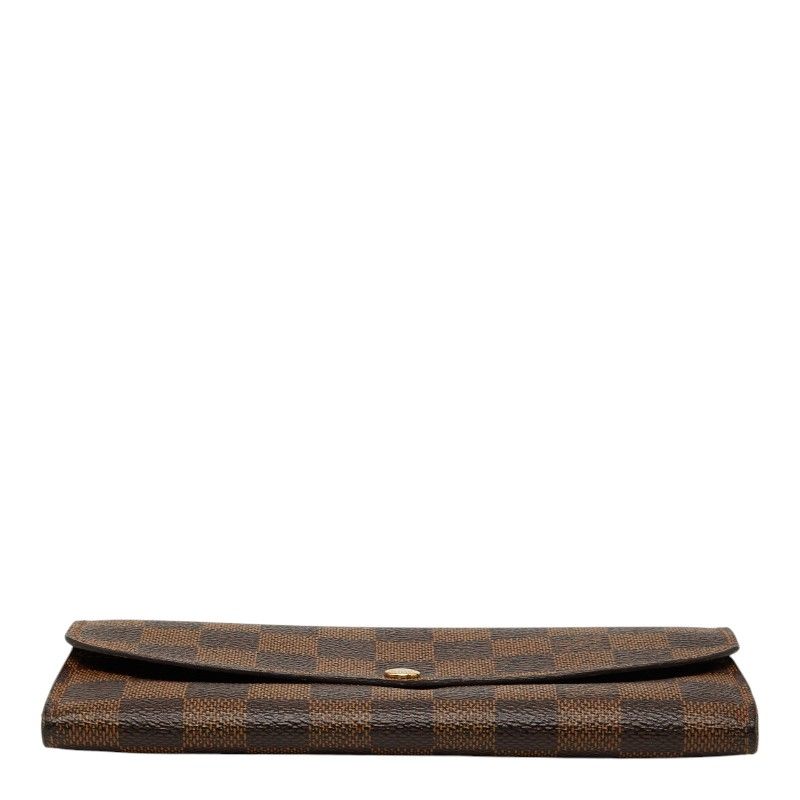 Louis Vuitton Damier Portefeuille Emily Wallet Brown — view 3