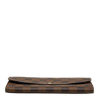 Louis Vuitton Damier Portefeuille Emily Wallet Brown — view 3
