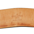 Louis Vuitton Utah Ceinture Aventure Belt 100 40 Dark Brown Leather — view 6