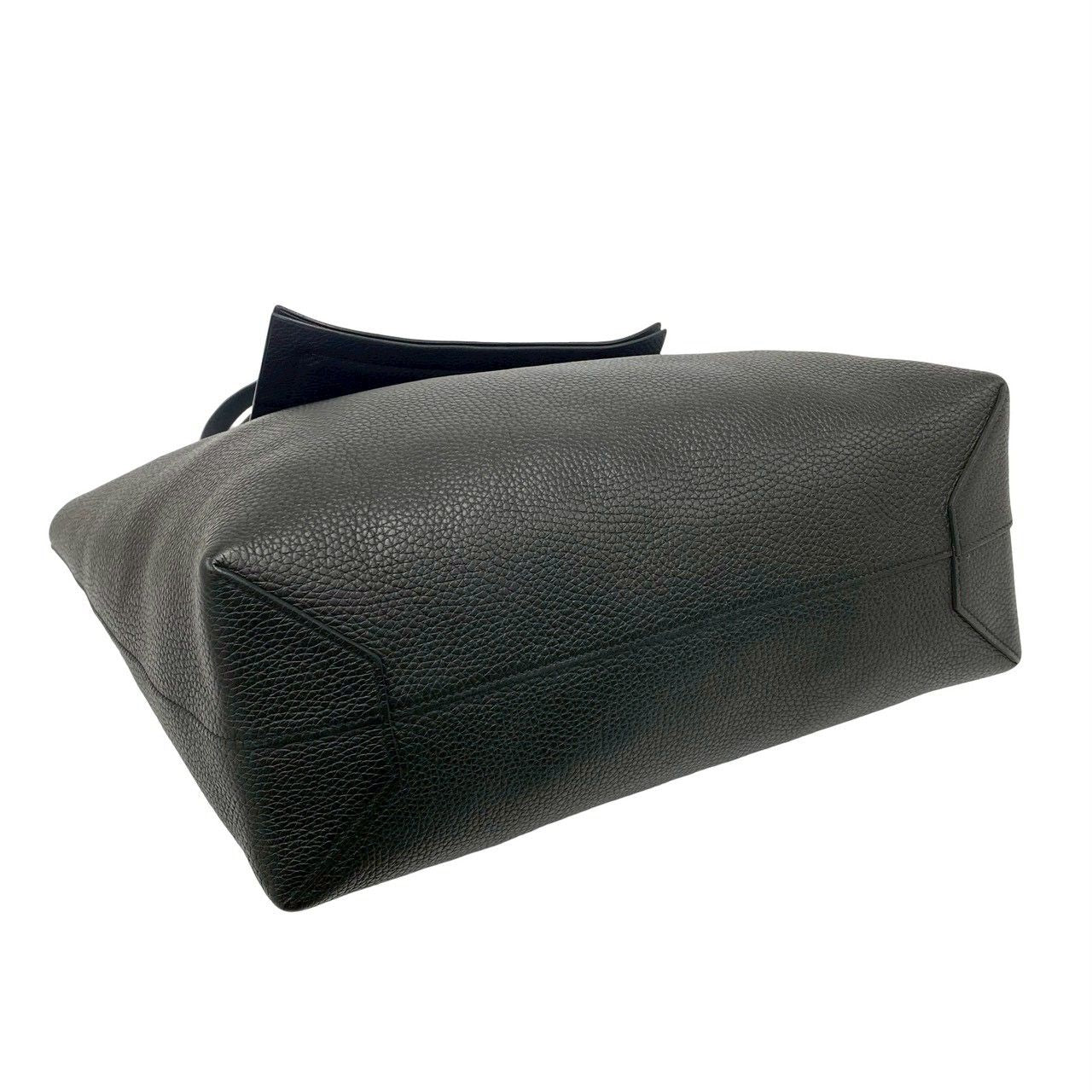 Hermes Cover Series 46 Taurillon Clemence Leather Tote Blue Nuit — view 7