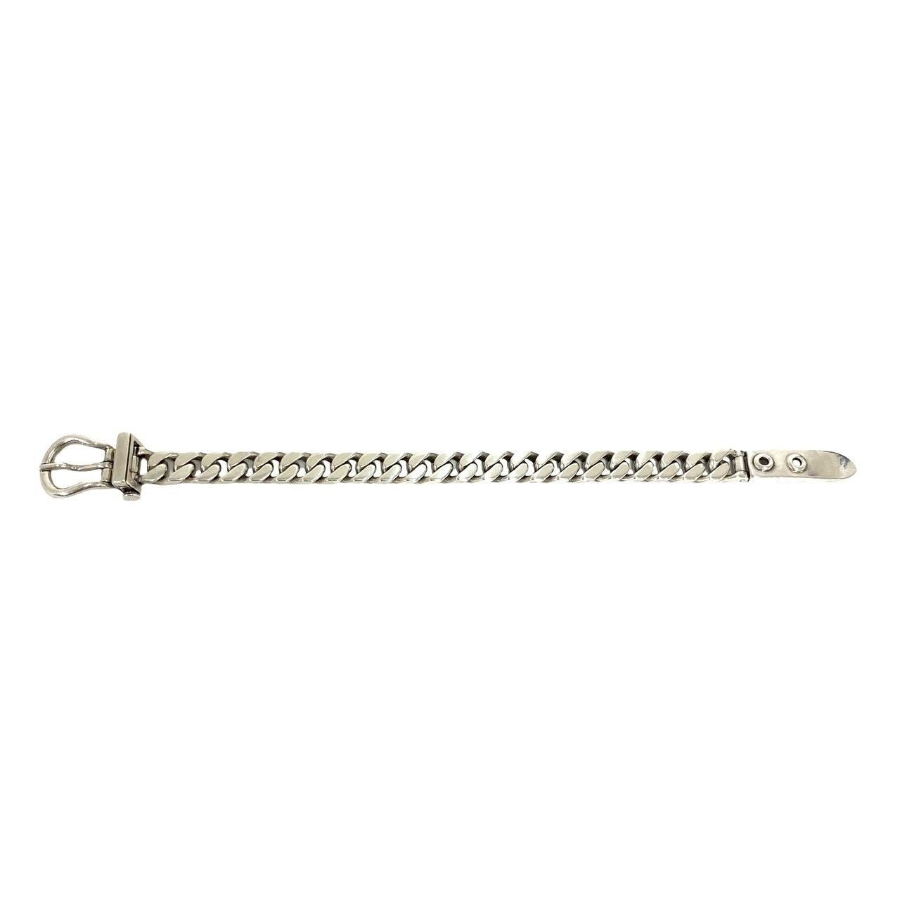 Hermes Vintage Book le Cellier PM Bracelet 925 Sterling Silver — view 5