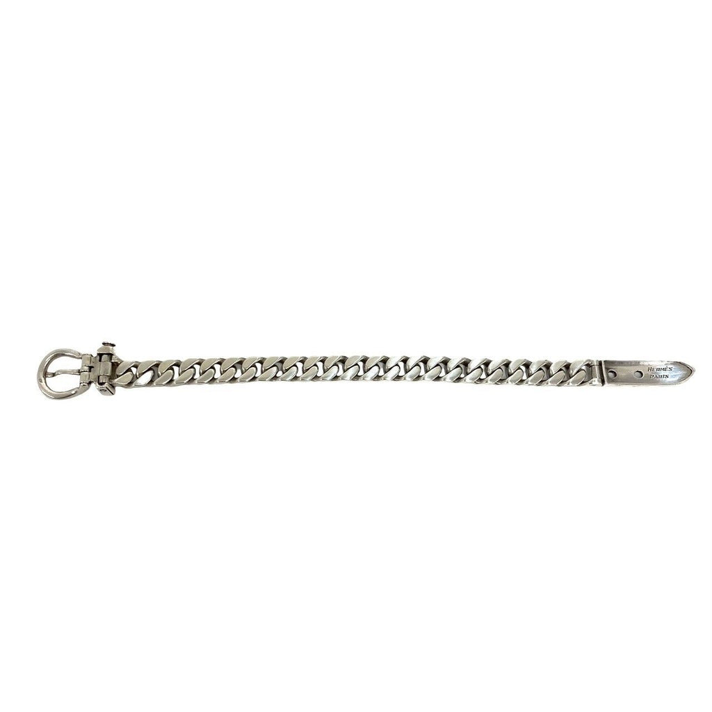 Hermes Vintage Book le Cellier PM Bracelet 925 Sterling Silver — view 6