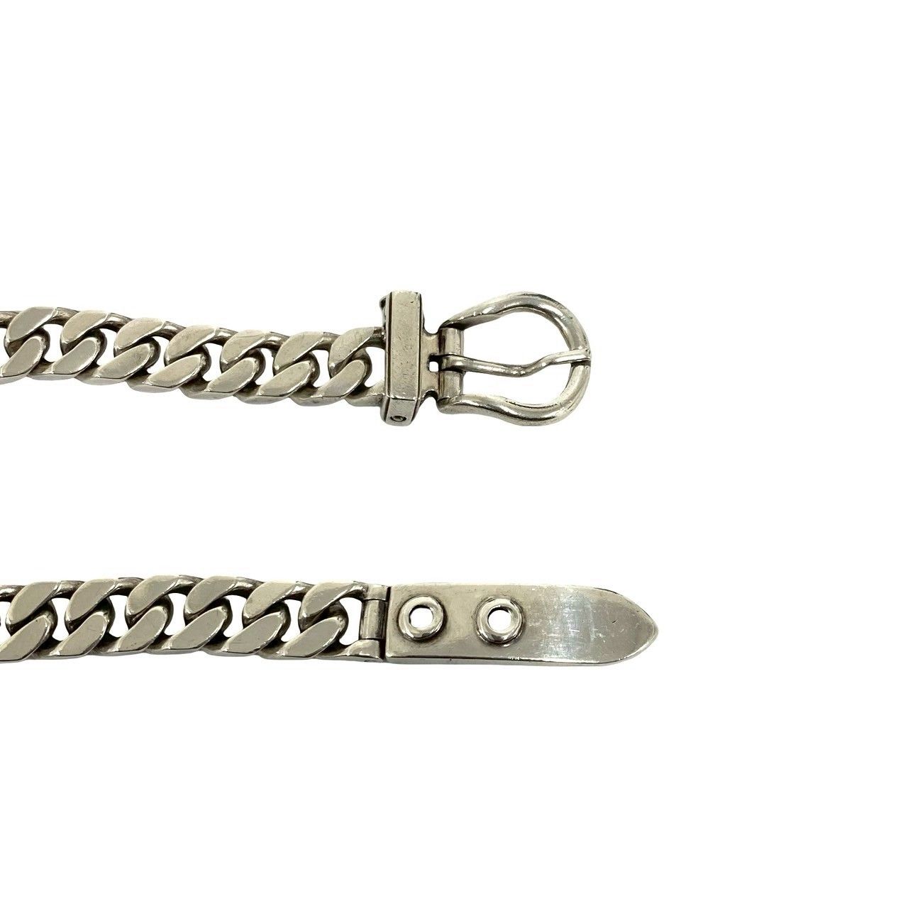 Hermes Vintage Book le Cellier PM Bracelet 925 Sterling Silver — view 4