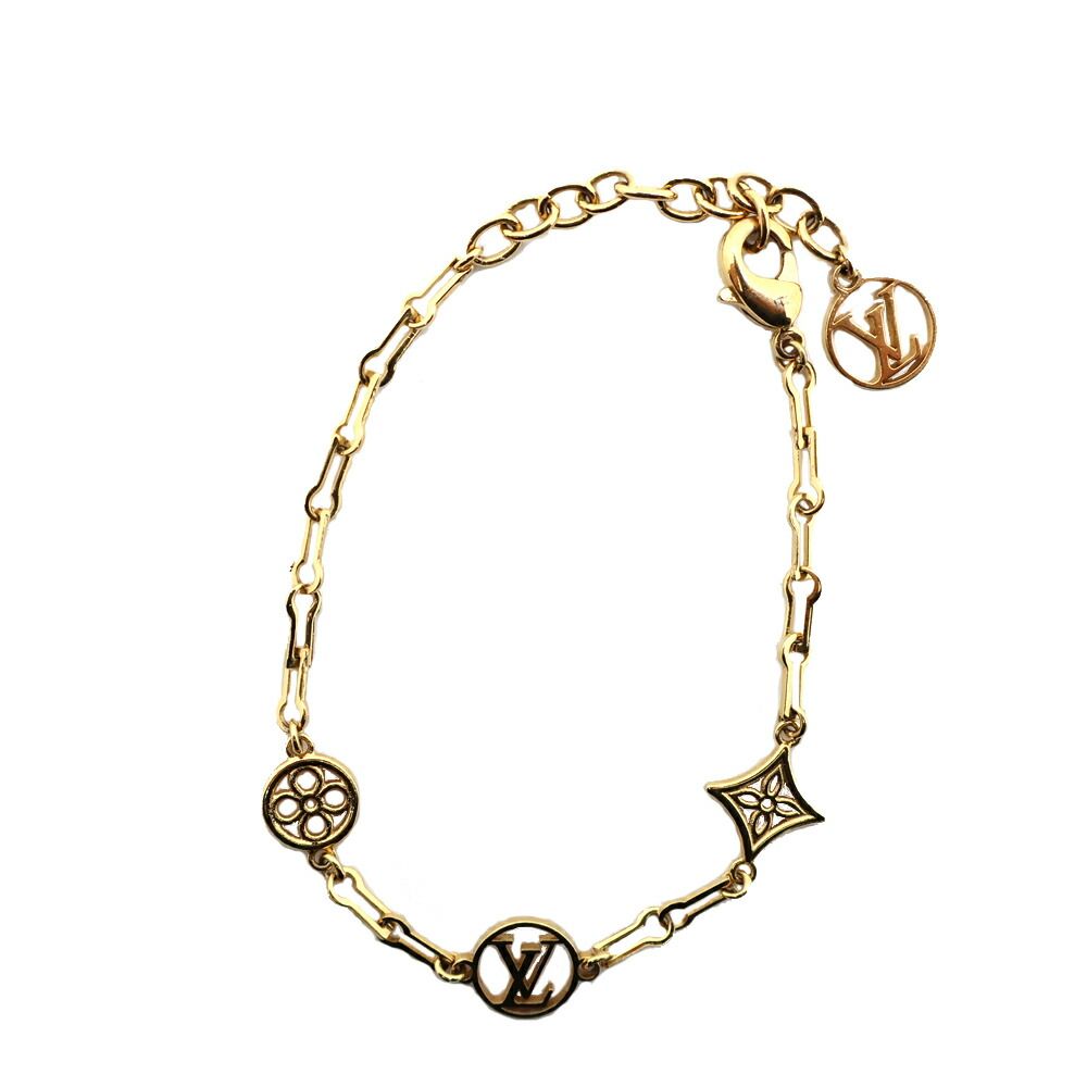 Louis Vuitton Ten Braless Forever Young Bracelet Gold