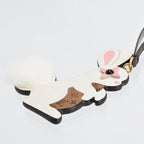 Louis Vuitton Charm Rabbit LV Furry Friend Keychain — view 3