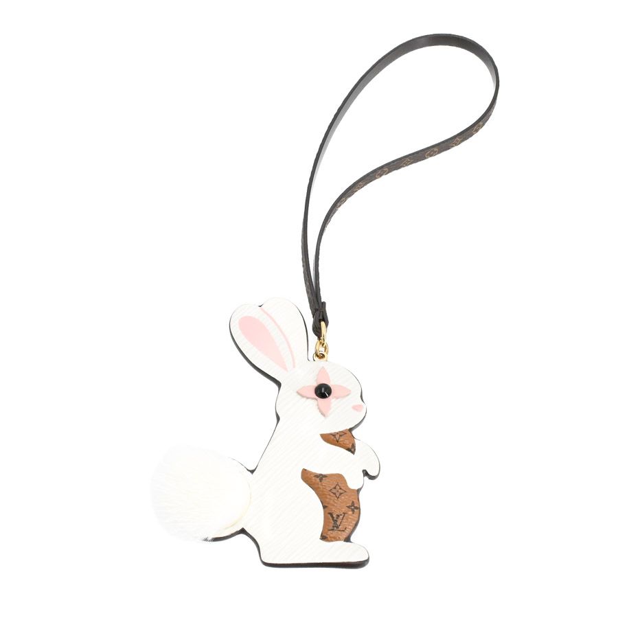 Louis Vuitton Charm Rabbit LV Furry Friend Keychain