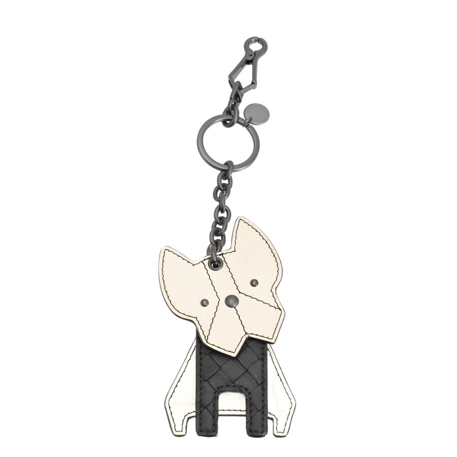 Bottega Veneta Charm Dog Keychain