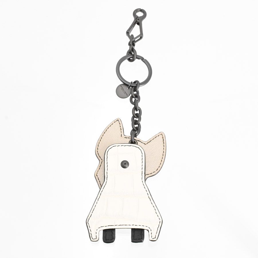 Bottega Veneta Charm Dog Keychain — view 4