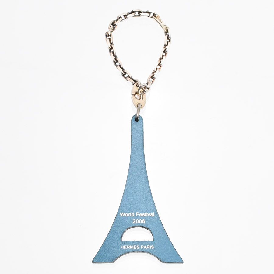 Hermes Charm Keychain & Charms Blue — view 4