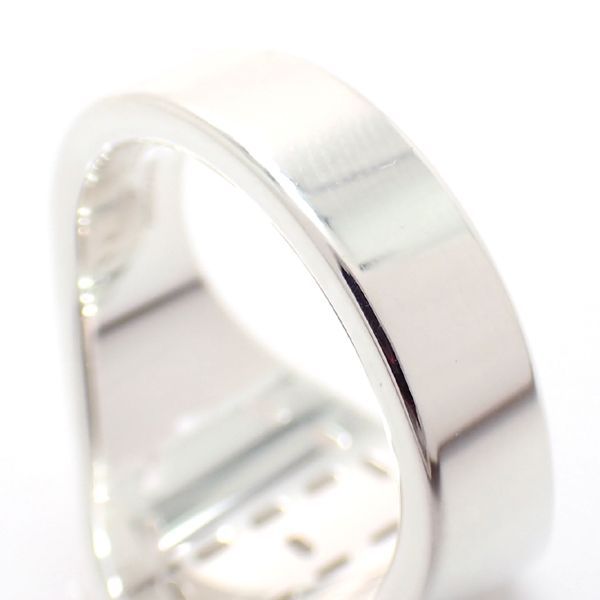 Hermes Point Sellier GM Ring Silver 53 GM and Paper — view 7