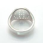 Hermes Point Sellier GM Ring Silver 53 GM and Paper — view 5
