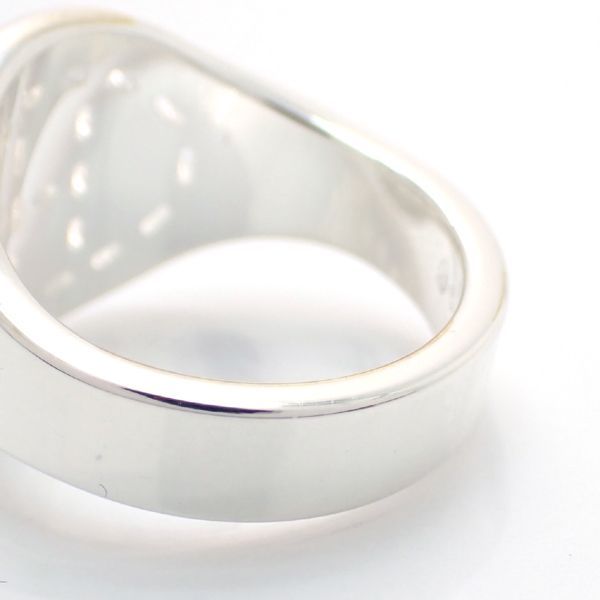 Hermes Point Sellier GM Ring Silver 53 GM and Paper — view 8