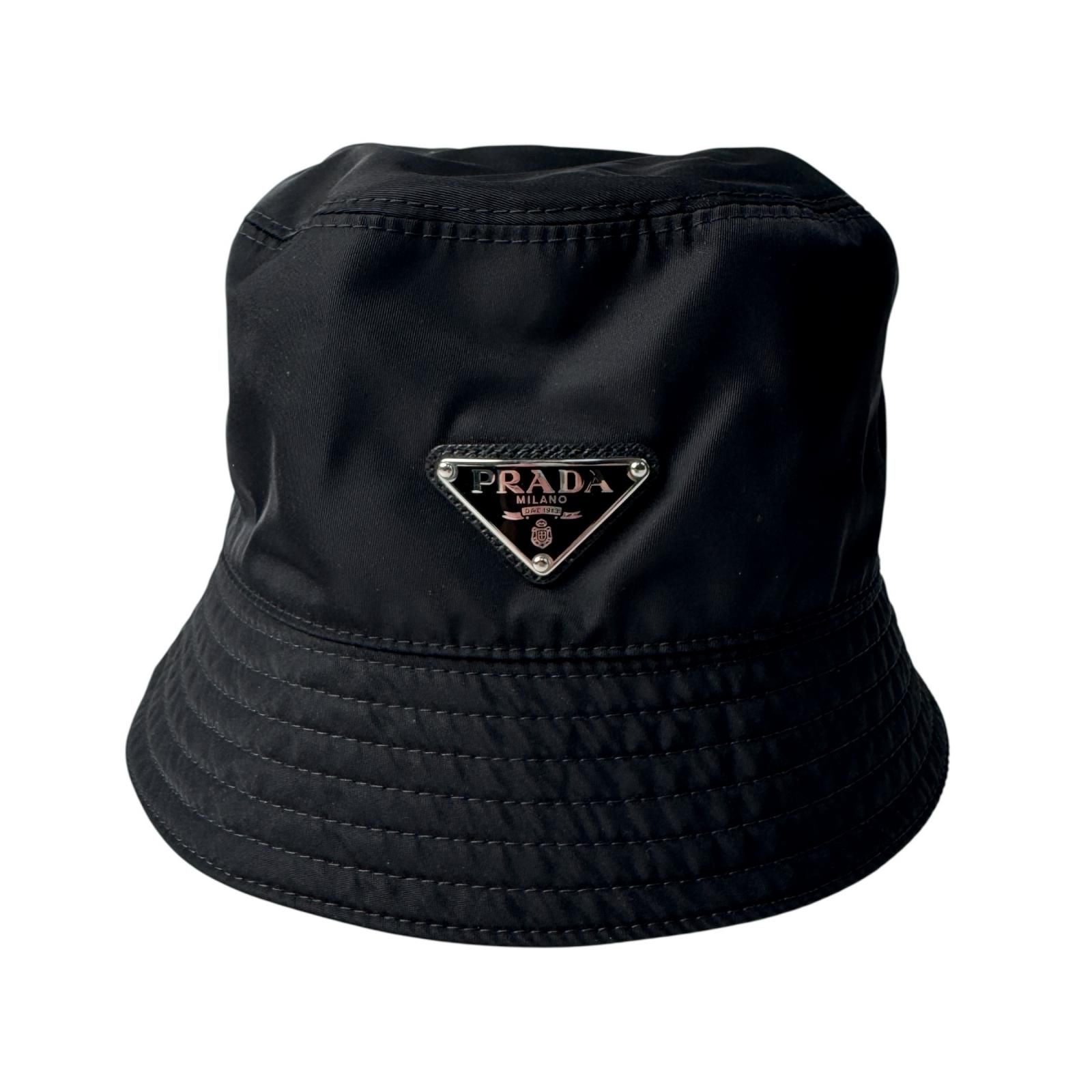 Prada Triangle Logo Bucket