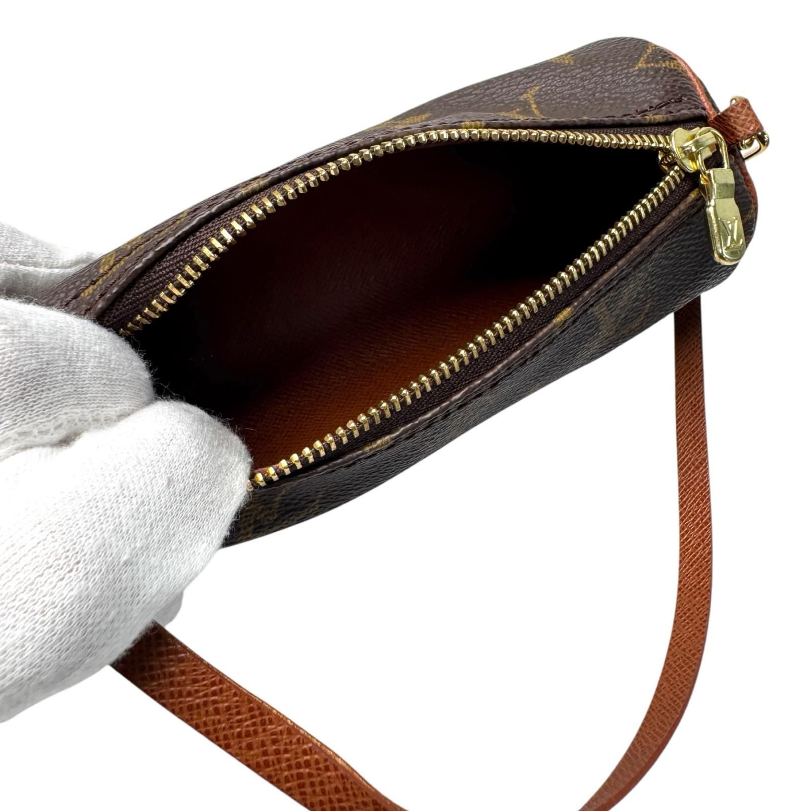 Louis Vuitton Monogram Vintage Papillon 30 Pouch — view 7