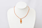 Hermes Choker Necklace Chaine D'ancre Maillon Orange Silver Vintage — view 2