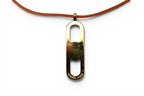 Hermes Choker Necklace Chaine D'ancre Maillon Orange Silver Vintage — view 7