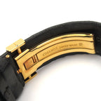Chanel Watch Quilted 18k Yellow Gold Leather Strap Black — view 4