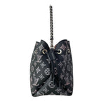 Louis Vuitton Handbag Mahina Bella Black Pink Cream Leather Cowhide — view 4