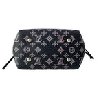 Louis Vuitton Handbag Mahina Bella Black Pink Cream Leather Cowhide — view 5
