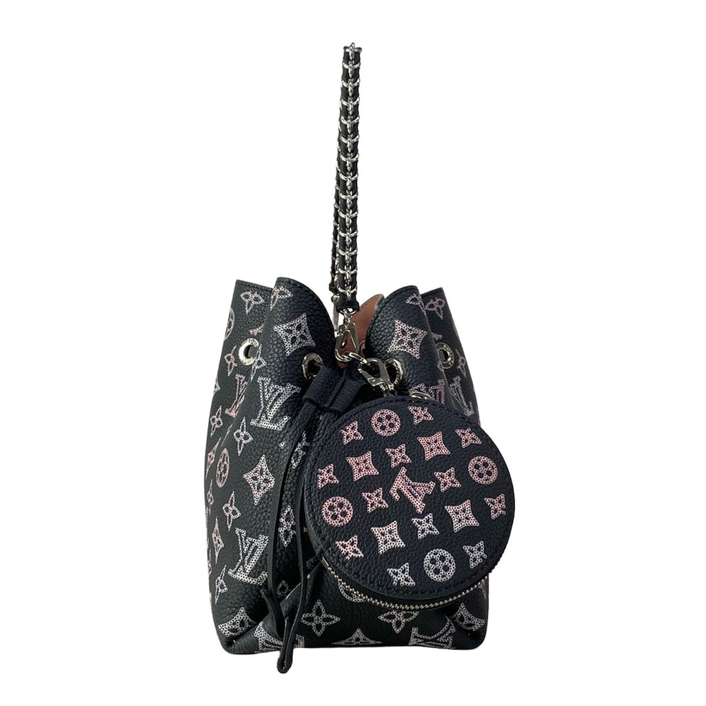 Louis Vuitton Handbag Mahina Bella Black Pink Cream Leather Cowhide — view 2