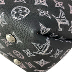 Louis Vuitton Handbag Mahina Bella Black Pink Cream Leather Cowhide — view 9