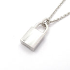 Hermes Necklace Amulet Kelly Cadena 18k White Gold Diamond — view 3