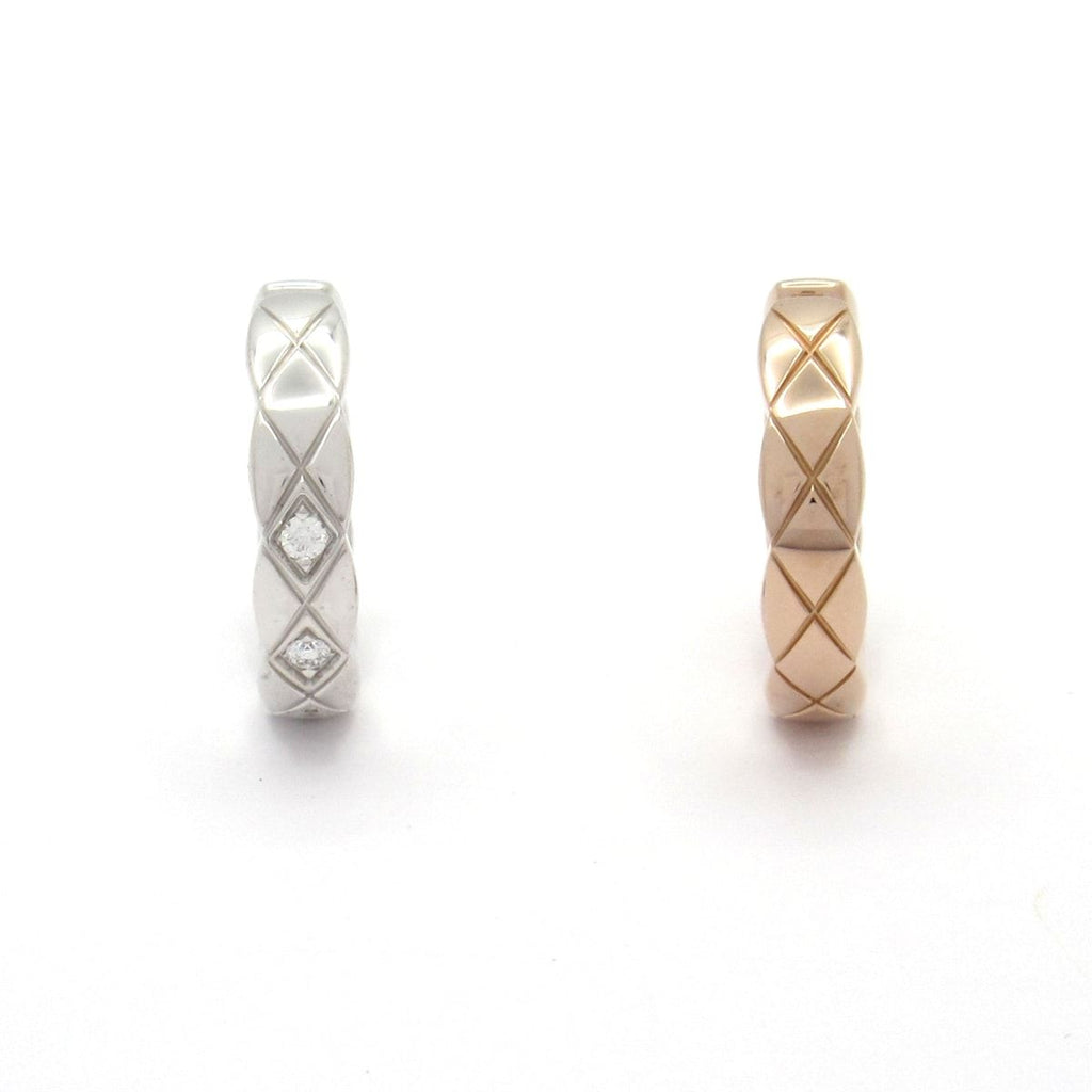 Chanel Earrings Coco Crush 18k White Gold Diamond