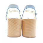 Chanel Sandals Blue — view 5