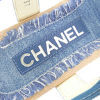 Chanel Sandals Blue — view 6