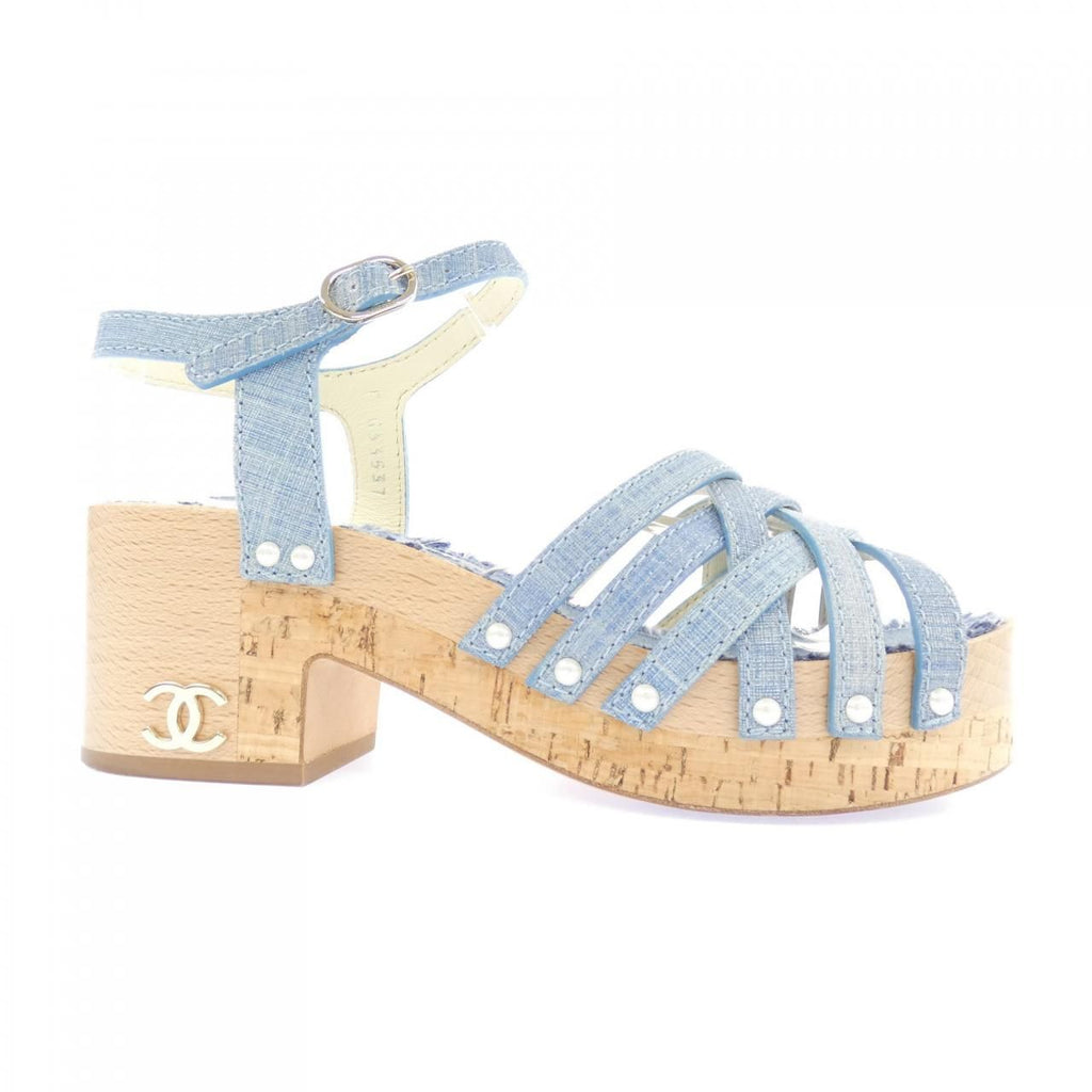 Chanel Sandals Blue