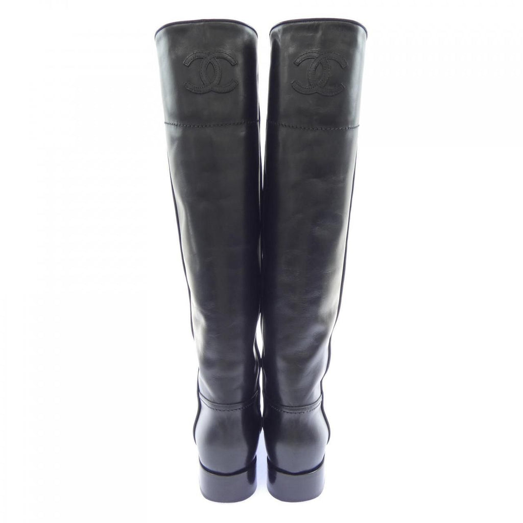 Chanel Long Boots Black — view 5