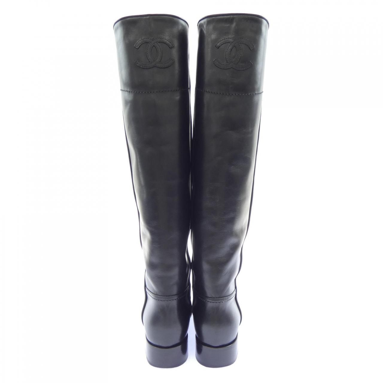 Chanel Long Boots Black — view 5