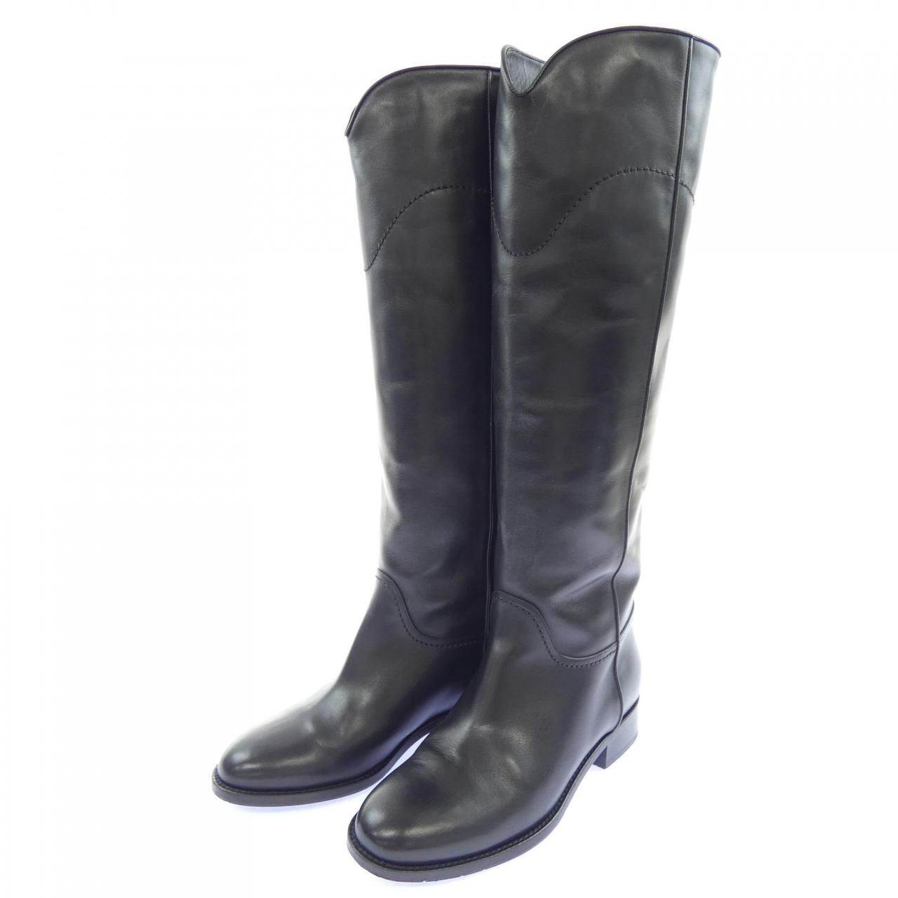 Chanel Long Boots Black — view 3