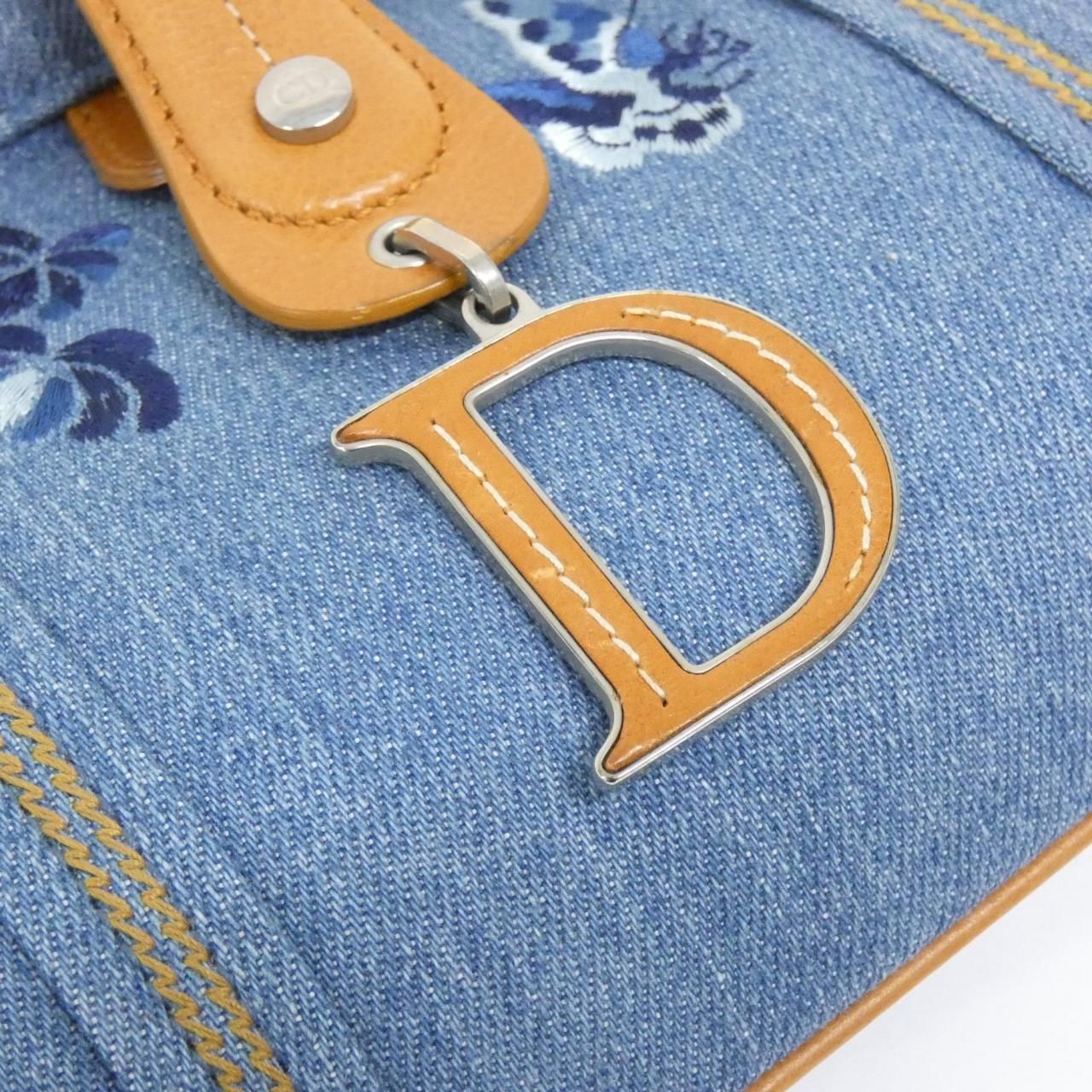 Dior Vintage Bag Handbag Blue — view 7