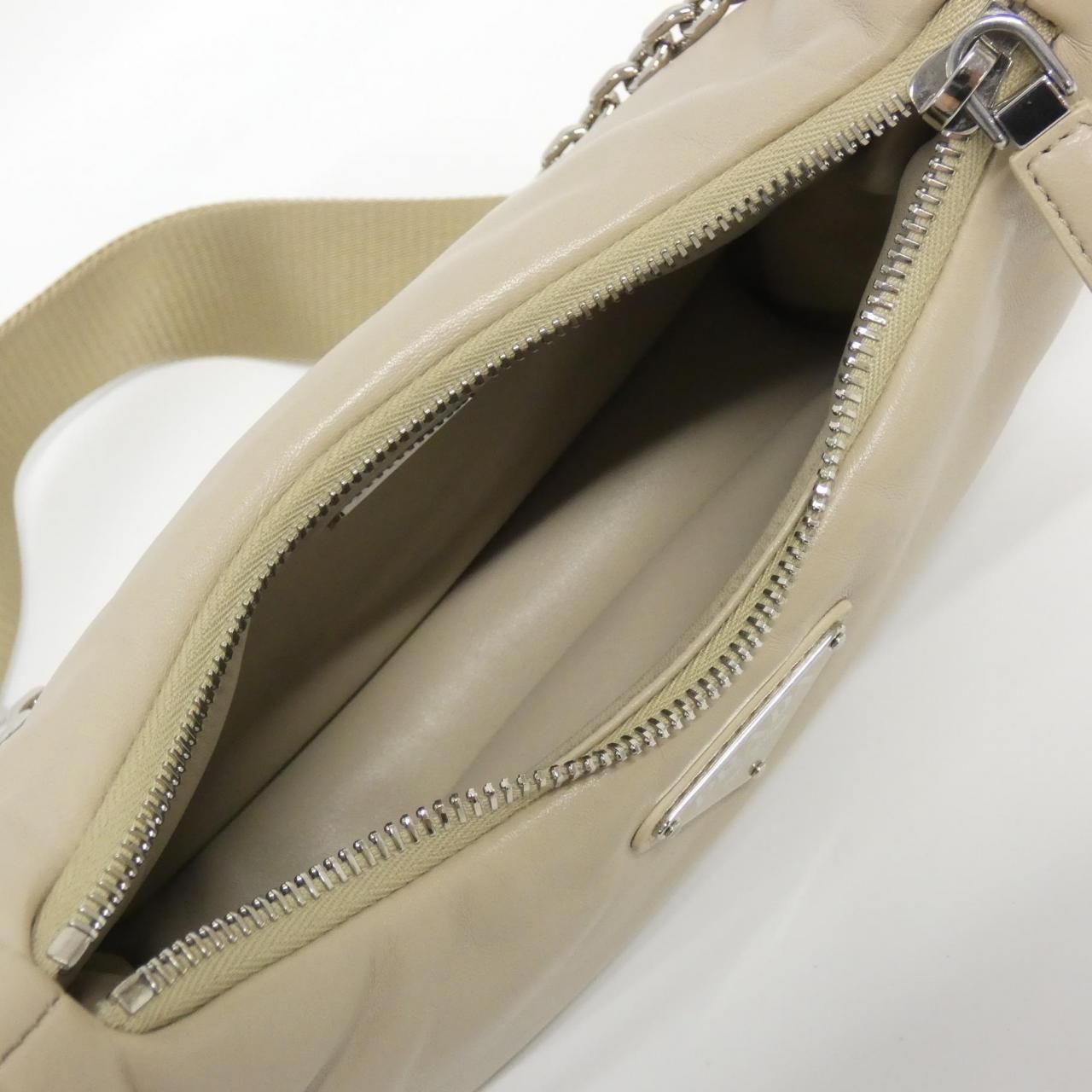 Prada Shoulder Bag Silver — view 9