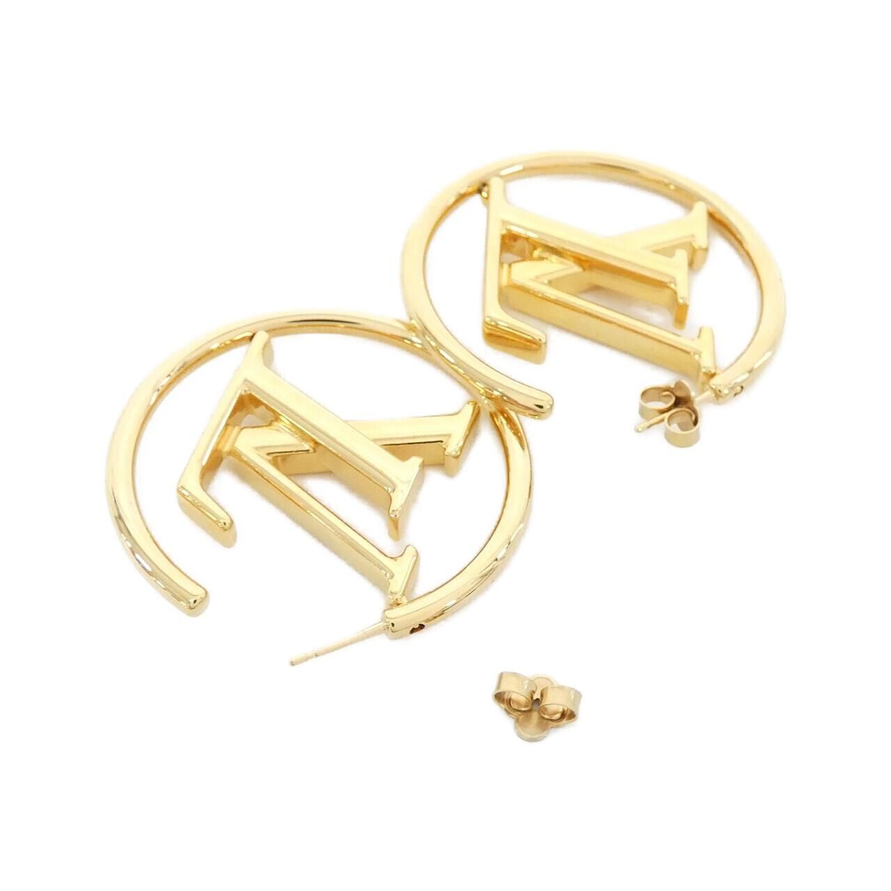 Louis Vuitton Earrings Hoop LV Stella — view 4
