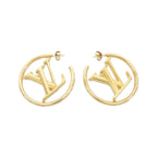 Louis Vuitton Earrings Hoop LV Stella — view 3