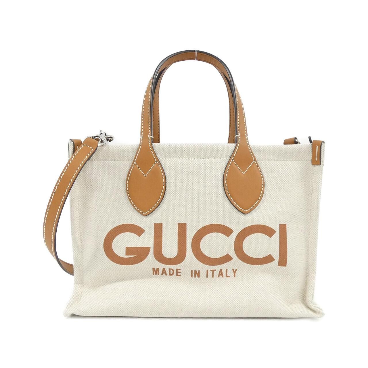 Gucci Facul Bag Handbag Beige