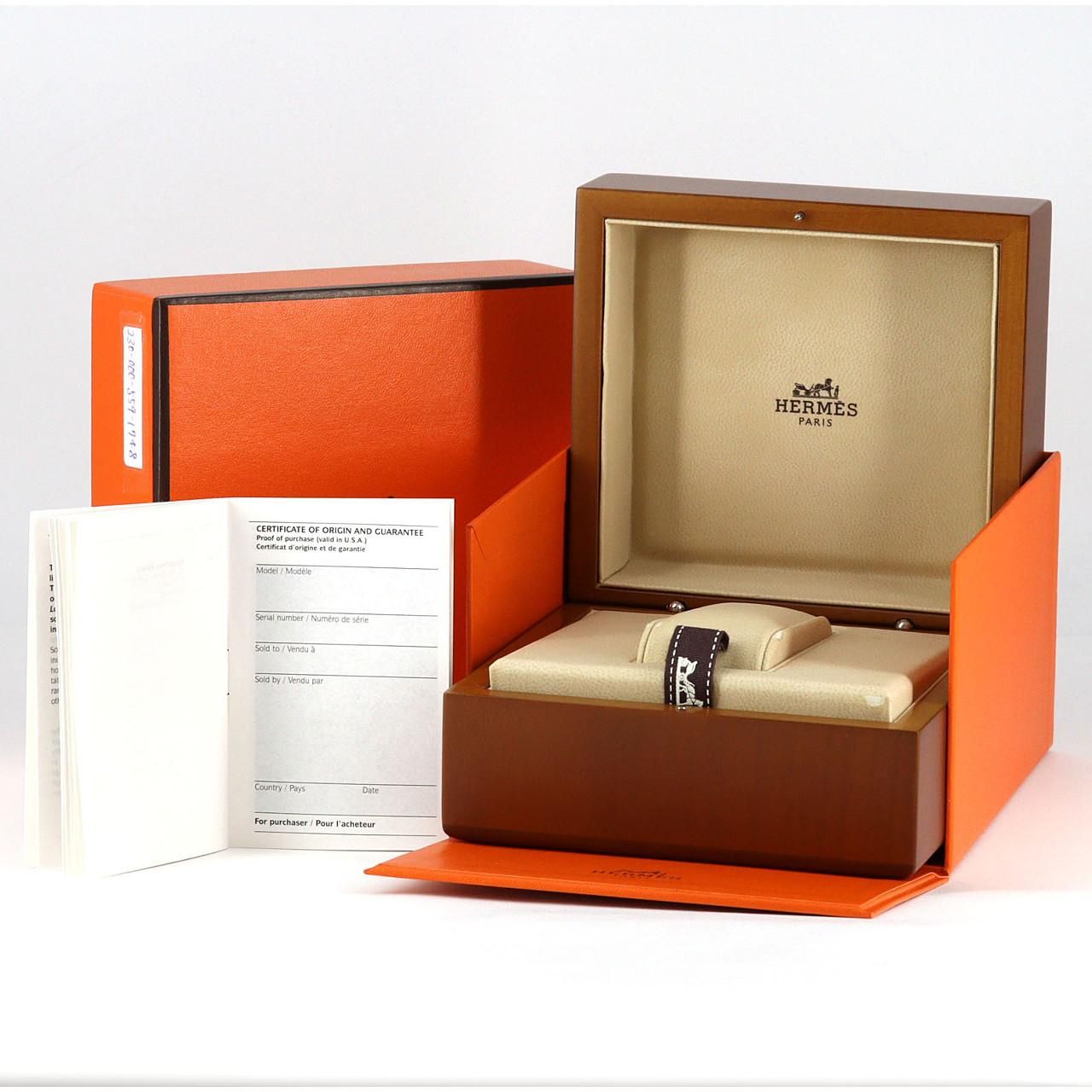 Hermes Watch D Bracelet SS Quartz — view 9